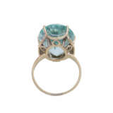 Aquamarinring, ca. 21 ct, - Foto 4