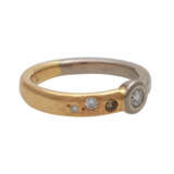 Ring mit 4 Brillanten, zusammen ca. 0,2 ct, - photo 2