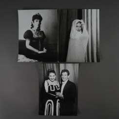 Konvolut: Drei Fotografien von Maria Callas
