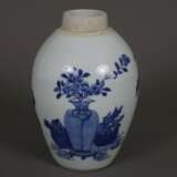 Blau-weiße Vase - Foto 1