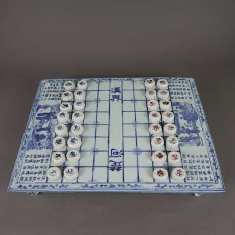 Xiangqi-Brettspiel und 32 Spielsteine (chinesisches Schach) - Foto 1
