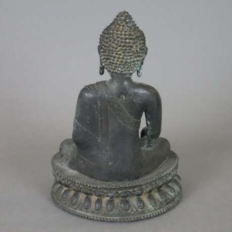 Figur des sitzenden Buddha Shakyamuni - фото 7