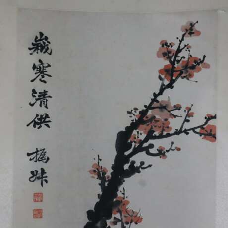 Chinesisches Rollbild -20.Jh./ nach Zhao Zhiqian (1829-1884) - Foto 6