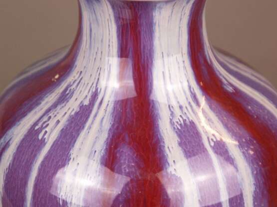 Vase mit Flambé-Glasur - Foto 3