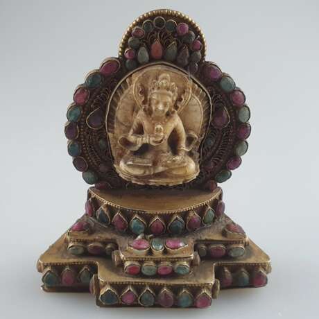 Figur des Manjushri (Bodhisattva der Gelehrsamkeit) - photo 1