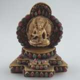 Figur des Manjushri (Bodhisattva der Gelehrsamkeit) - Foto 1