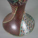 Große Cloisonné-Vase - photo 8