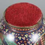 Große Cloisonné-Vase - photo 9