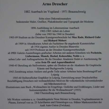Drescher, Arno (1882 Auerbach/ Vogtland - Foto 2