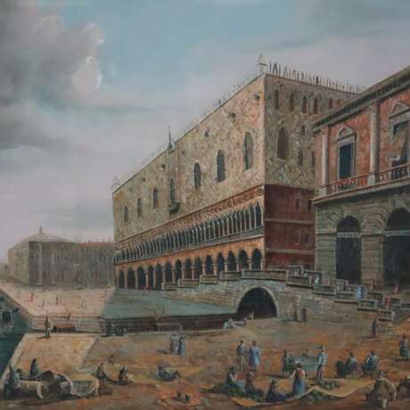 Unbekannter Vedutenmaler im Stil von Antonio Canal, genannt „Il Canaletto“ - Foto 5