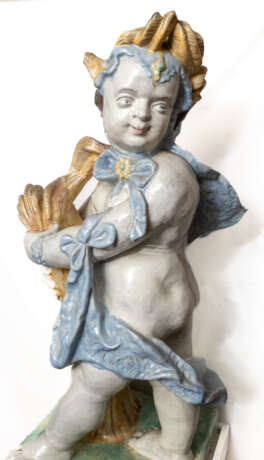 MONUMENTALE FIGUR EINES PUTTO - Foto 2