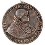 SELTENE MEDAILLE VON PAPST JULIUS II. MIT DER VON BRAMANTE GEPLANTEN FASSADE DES PETERSDOMS - photo 1