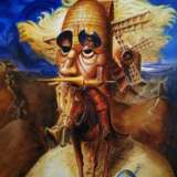 Видения Дон Кихота Canvas on the subframe Oil Surrealism Mythological painting Россия Новокузнецк 2022 - photo 1