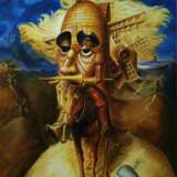 Видения Дон Кихота Canvas on the subframe Oil Surrealism Mythological painting Россия Новокузнецк 2022 - photo 2