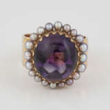 AMETHYST-PERL-RING - photo 1