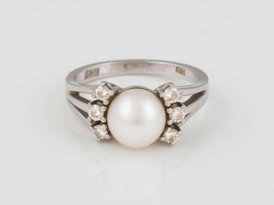 PERL-DIAMANT-RING - photo 1