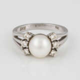 PERL-DIAMANT-RING - photo 1