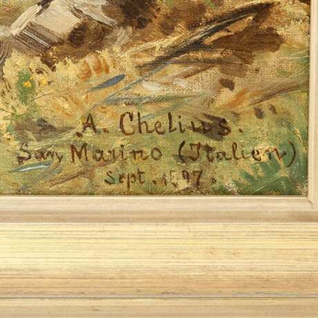 CHELIUS, ADOLF (1856-1923), "San Marino (Italien), Sept. 1897", - Foto 3