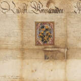 ADELSBRIEF KAISER RUDOLFS II. Deutsch, um 1597 - Foto 1