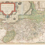 ZWEI KARTEN: 'BORUSSIAE REGNUM SUB FORTISSIMO TUTAINE (...)' UND 'PRUSSIAE REGIONIS SARMATIAE EUROPEAE (...)' Matthäus Seutter (1678 Augsburg - 1757 ebd.) und Caspar Henneberg(er) (1529 Thüringen - 1600 Löbenicht) - Foto 1
