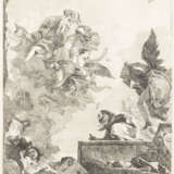 GIOVANNI DOMENICO TIEPOLO 1727 Venedig - 1804 ebenda DIE MADONNA DEL CARMELO ERSCHEINT DEM HL. SIMON STOCK (NACH GIOVANNI BATTISTA TIEPOLO - 1759) - Foto 1