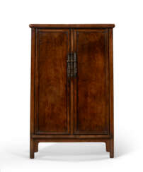 A RARE HUANGHUALI SLOPING-STILE CABINET