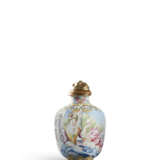 A RARE AND FINELY DECORATED BEIJING ENAMEL SNUFF BOTTLE - Foto 1