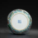 A RARE AND FINELY DECORATED DOUCAI `DUCKS AND LOTUS POD` BOWL - photo 4