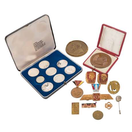Interesting assortment of medals and awards, - photo 1