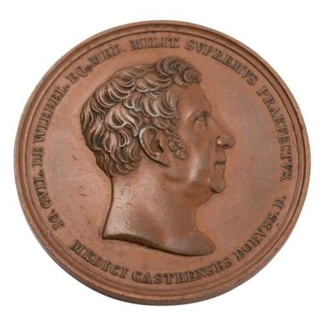 Bronze medal - Medicina in numis. On his 50th anniversary of service 1834 - фото 1