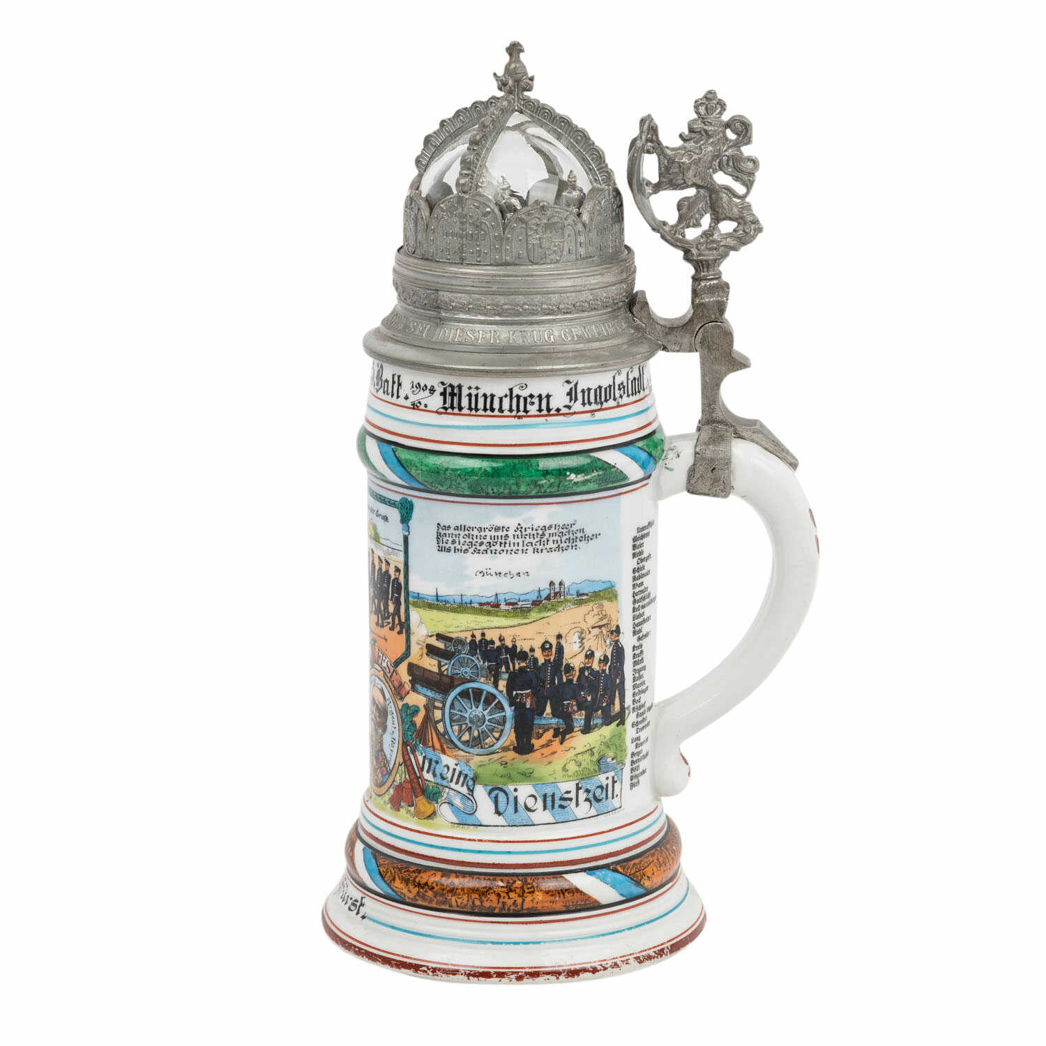 Souvenir jug Bavaria - Elaborate and rare