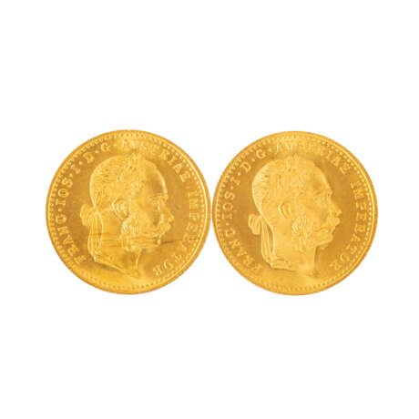 Austria - 2 x 1 ducat 1915 (official new mintage), GOLD, - Foto 1