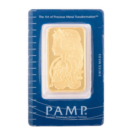 Switzerland - motif gold bar 100g GOLD fine, Pamp Suisse Fortuna, - photo 1