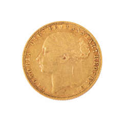 United Kingdom /GOLD - Victoria (w. loop) 1 x 1 Sovereign 1876