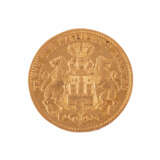 German Empire /GOLD - Free and Hanseatic City 10 Mark 1878-J - фото 1