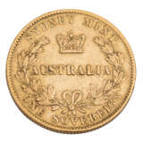 Australia/Gold - 1 Sovereign 1870/Sydney, Victoria, ss-/ss, - photo 2