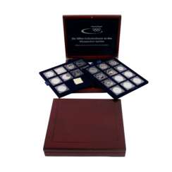 The "Silver Commemorative Coins for the Olympic Games", with SILVER -...