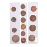 37 cleaned copper coins, from ancient times, - фото 2