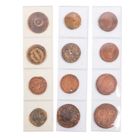 37 cleaned copper coins, from ancient times, - photo 5