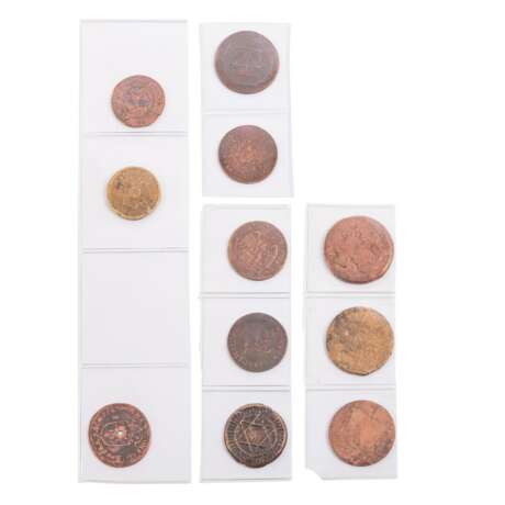 37 cleaned copper coins, from ancient times, - фото 6