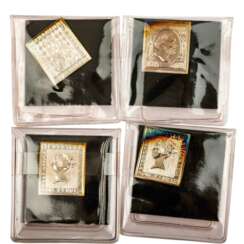 Beautiful assortment of silver stamps -