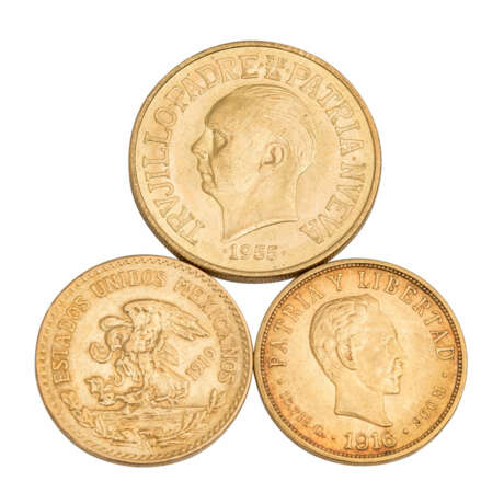 Cuba, Mexico, Dominican Republic in gold - - Foto 1