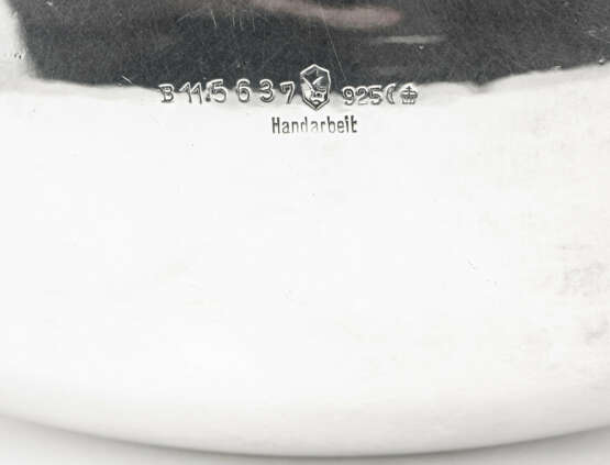 Silber Deckeldose mit Monogramm - фото 3