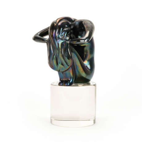 Murano Glasskulptur 'Die Hockende' - photo 1
