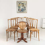 Sieben Stühle von Thonet 'Nr. 56 und 5501' - Foto 1