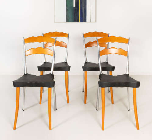 Vier 'Sedlak' Stühle, Entwurf von Borek Sipek (1949-2016) - фото 1