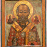 Ikone der Weihe des Heiligen Nikolaus zum Bischof - Foto 1