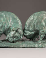 FRANZ IFFLAND KÄMPFENDE BISONS