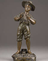 GEORGES OMERTH FISCHERJUNGE MIT SEINEM FANG