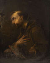 ITALIENISCHE SCHULE DES 17. JH. HEILIGER FRANZISKUZS IN KONTEMPLATION